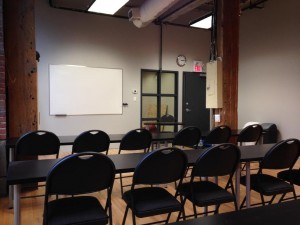 A CPR training room at one of our spacious and airconditioned locations