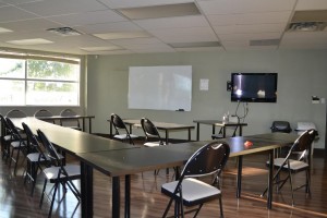 First aid certification classroom in Edmonton